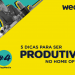 5 dicas para ser produtivo no home office