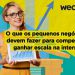 O que os pequenos negócios devem fazer para competir e ganhar escala na internet?